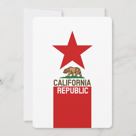 Staatliche Flaggendekor KALIFORNIEN (Vorderseite)