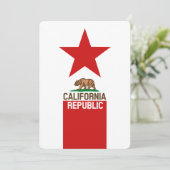 Staatliche Flaggendekor KALIFORNIEN (Stehend Vorderseite)