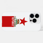 Staatliche Flaggendekor KALIFORNIEN Case-Mate iPhone Hülle (Rückseite (Horizontal))
