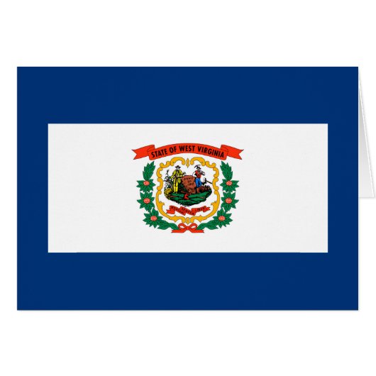 Staatliche Flaggengestaltung West Virginia (Vorderseite (Horizontal))