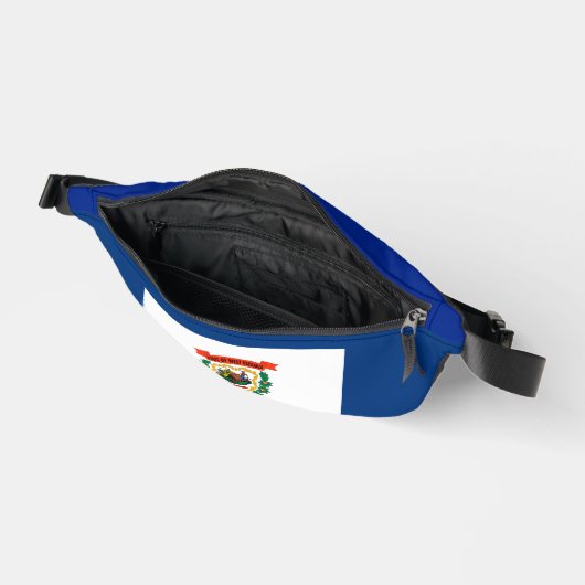 Staatliche Flaggengestaltung West Virginia Bauchtasche (Offen)