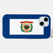 Staatliche Flaggengestaltung West Virginia Case-Mate iPhone Hülle (Rückseite (Horizontal))