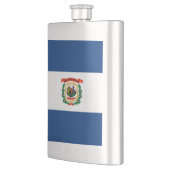 Staatliche Flaggengestaltung West Virginia Flachmann (Links)