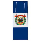 Staatliche Flaggengestaltung West Virginia Geschenktüte Für Weinflaschen (Rückseite)