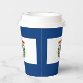 Staatliche Flaggengestaltung West Virginia Pappbecher (Rechts)