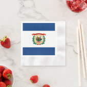 Staatliche Flaggengestaltung West Virginia Serviette (Beispiel)