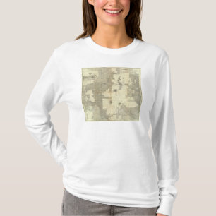 Staatliche Landzuteilung Washington und Oregon T-Shirt