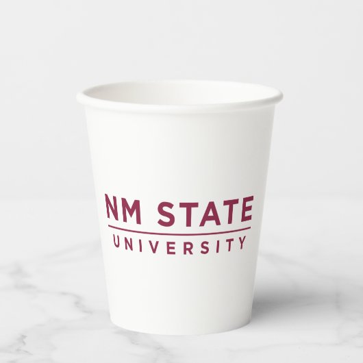 Staatliche Universität von New Mexico Pappbecher (Vorderseite)