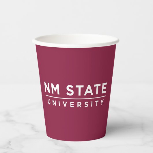 Staatliche Universität von New Mexico Pappbecher (Vorderseite)