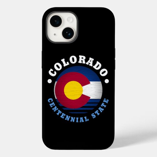 STAATLICHER FLAG VON COLORADO Case-Mate iPhone HÜLLE (Rückseite)