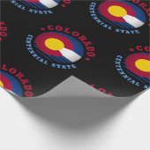 STAATLICHER FLAG VON COLORADO GESCHENKPAPIER (Ecke)