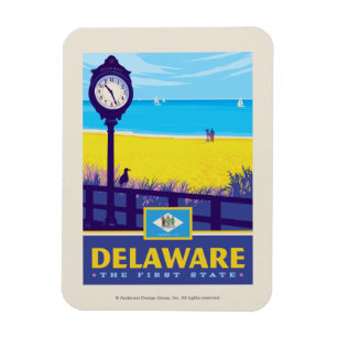 Staatlicher Stolz Delaware Magnet