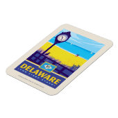 Staatlicher Stolz | Delaware Magnet (Linke Seite)