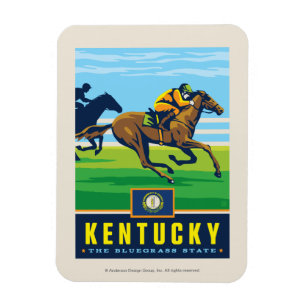 Staatlicher Stolz Kentucky Magnet
