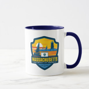 Staatlicher Stolz Massachusetts Tasse