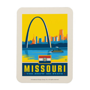 Staatlicher Stolz Missouri Magnet