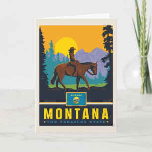 Staatlicher Stolz   Montana Karte