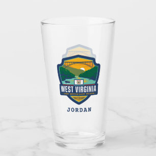 Staatlicher Stolz West Virginia Glas