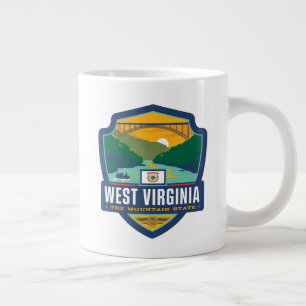 Staatlicher Stolz West Virginia Jumbo-Tasse