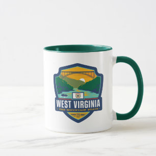 Staatlicher Stolz West Virginia Tasse
