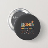 Staatlicher Testtag Motivational Ich Kann Das Nich Button (Vorne & Hinten)