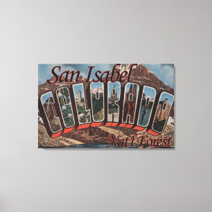 Staatlicher Wald Sans Isabellfarbe, Colorado Leinwanddruck