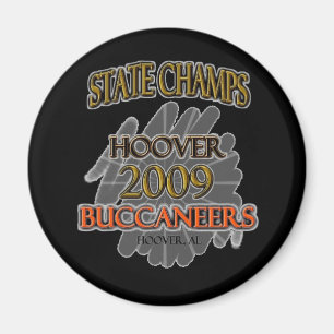 Staats-Champions 2009 Hoovers Buccaneers Alabama! Magnet