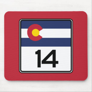 Staats-Landstraße 14, Colorado, USA Mousepad