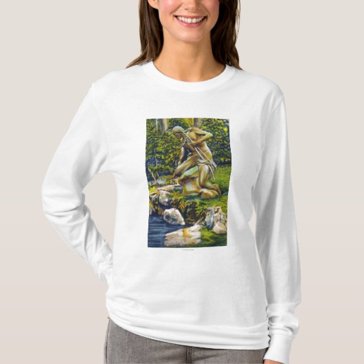 Staats-Park-Inder-Statue T-Shirt (Vorderseite)