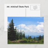 Staats-Park Mt. Mithcell Postkarte (Vorne/Hinten)