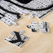 Staats-Puzzlespiel des Weg-66 Puzzle (Seite)