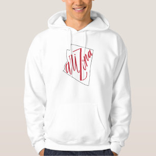 Staats-Typografie-Entwurf Arizonas Hoodie