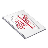 Staats-Typografie-Entwurf Arizonas | Notizblock (Rechte Seite)