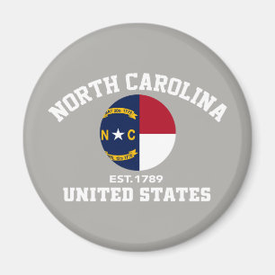Staats-Unabhängigkeits-Tag Nord-Carolina Est 1789 Magnet