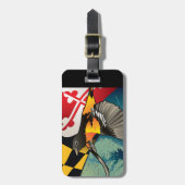 Staats-Vogel Baltimores Oriole Maryland Gepäckanhänger (Vorderseite vertikal)