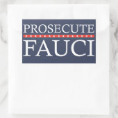Staatsanwalt Fauci | Anti Fauci Rechteckiger Aufkleber (Tasche)
