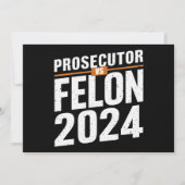 Staatsanwalt Vs Felon 2024 Einladung (Vorderseite)