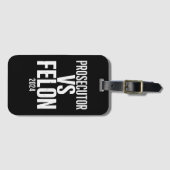 Staatsanwalt Vs Felon 2024 Gepäckanhänger (Vorderseite (Horizontal))