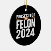 Staatsanwalt Vs Felon 2024 Keramik Ornament (Rechts)