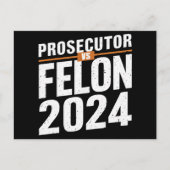 Staatsanwalt Vs Felon 2024 Postkarte (Vorderseite)