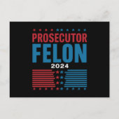 Staatsanwalt Vs Felon 2024 Postkarte (Vorderseite)