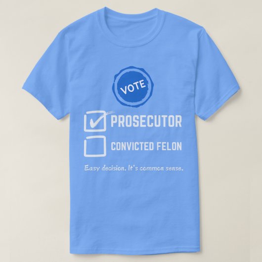 Staatsanwalt Vs Felon T-Shirt (Design vorne)