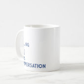 Staatsanwaltschaft Gift Funny Sprichwort blau Kaffeetasse (Vorderseite Links)