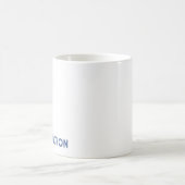 Staatsanwaltschaft Gift Funny Sprichwort blau Kaffeetasse (Mittel)