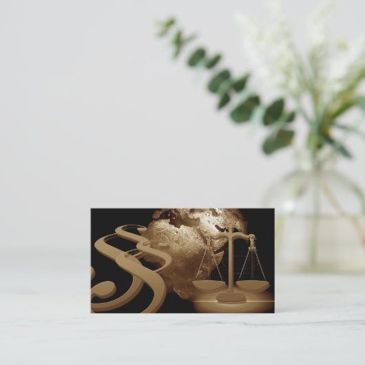 Staatsanwaltschaft Visitenkarte (Stehend Vorderseite)