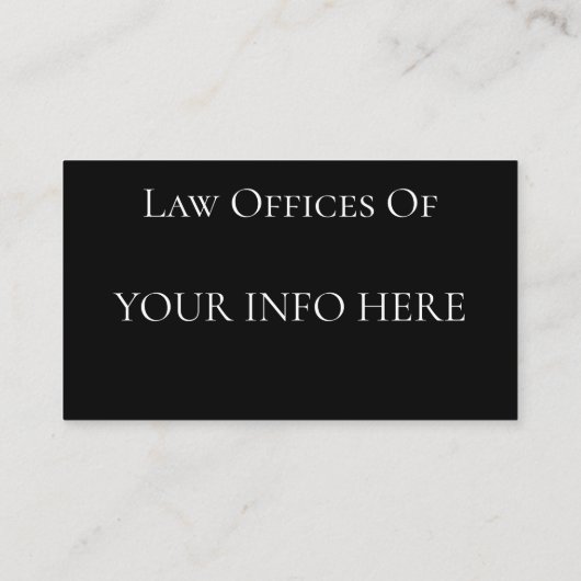 Staatsanwaltschaft Visitenkarte (Rückseite)