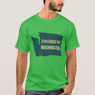 Staatsbürgerschaft für Washington Retro-Minimalist T-Shirt
