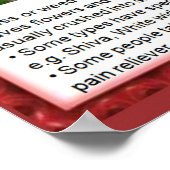 Staatsbürgerschaft, Lebenskompetenz sagen einfach Poster (Ecke)