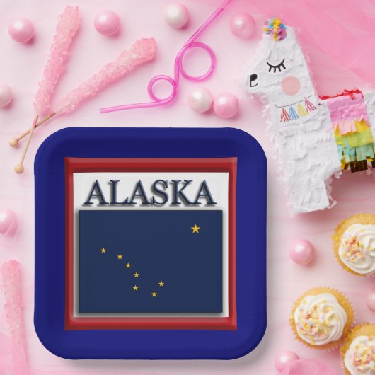 Staatsflagge 9" pappteller (Party)