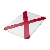 Staatsflagge Alabama Badematte (Schrägansicht)